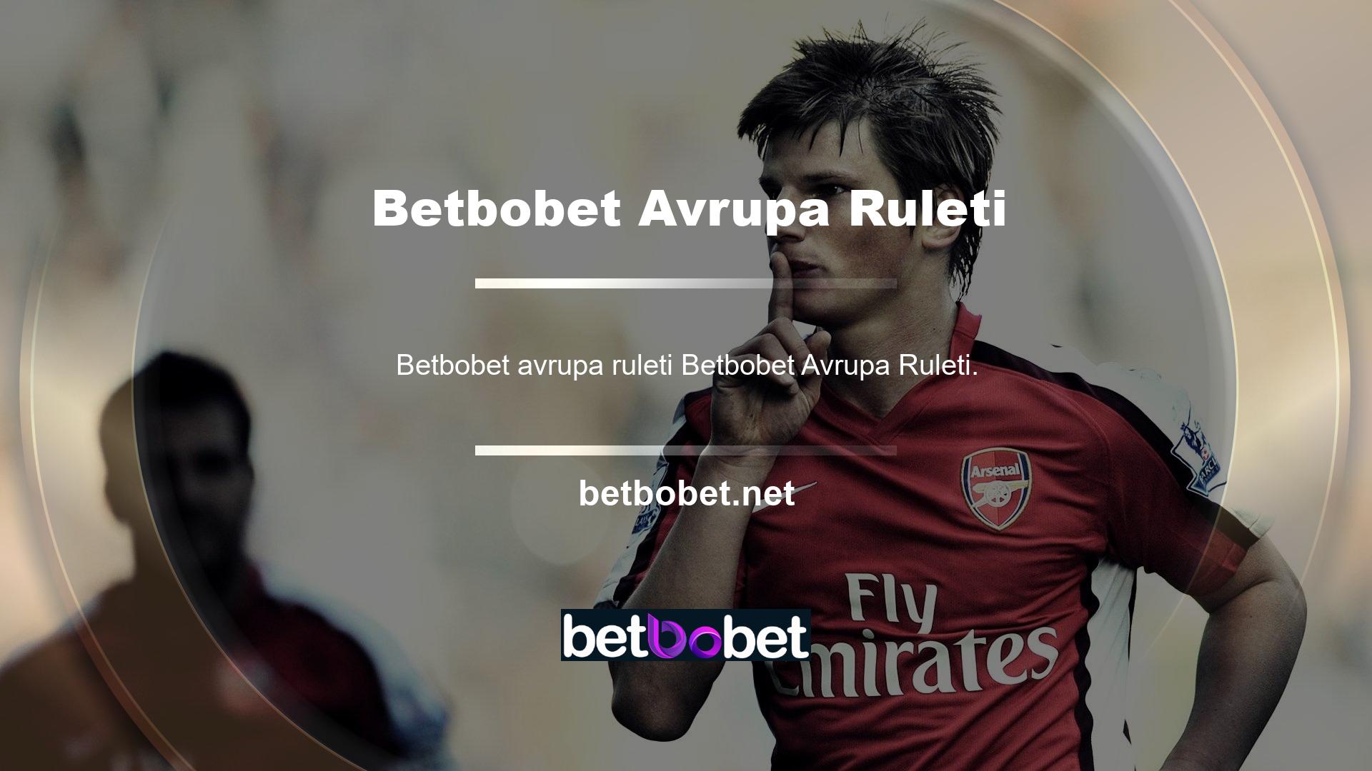 Avrupa ruleti oynayarak kazanmak isteyen Betbobet üyeleri, rulet tekerleğinde veya renk seçiminde belirlenen sayılardan biriyle oynayabilirler